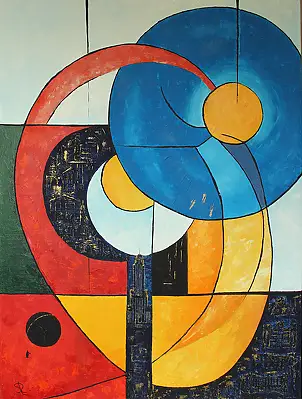 Serge Ra, CHRONOSPHERES, Oil painting - canvas, 60 x 80