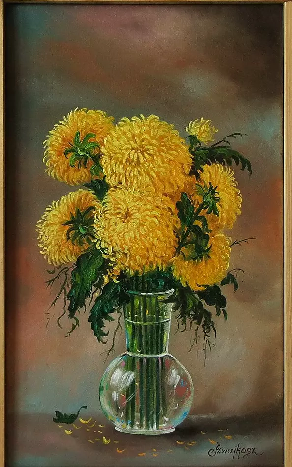 Czesław Szwajkosz - Chrysanthemums