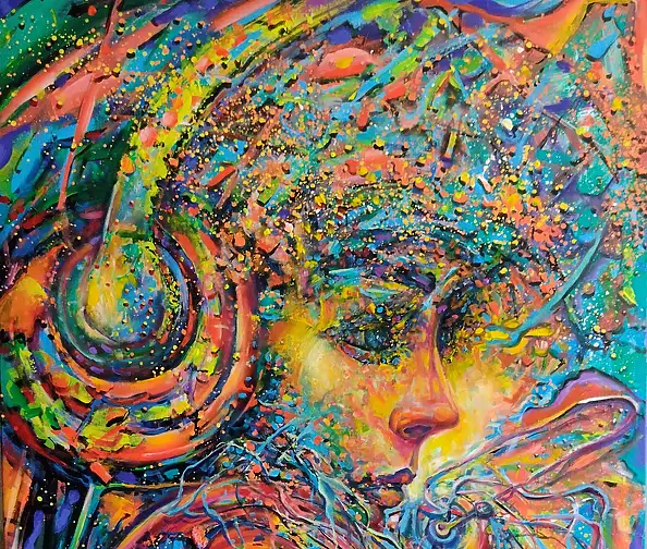 Łukasz Jankiewicz, MOMENTS OF ULONTE, Oil painting - canvas, 100 x 140