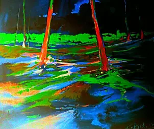 Marek Kubski - CISZA -Akryl