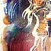 Alicja Walczak, COLOURS OF GOLF, Other, Acrylic painting - , 50 x 100