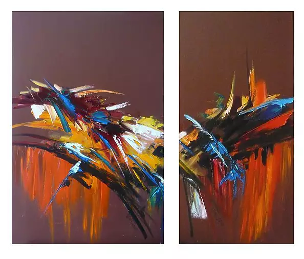 Dorota Łaz - COMPOSITION in brown 1