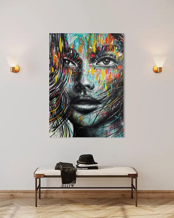 Szymon Hołubowski, , Acrylic painting, Mixed media - canvas, 100 x 140