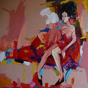 Dorota Łaz - The black-haired