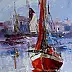 Dorota Łaz - RED SAILBOAT