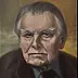 Damian Gierlach - Czeslaw Milosz pittura a olio ritratto Damian Gerlach