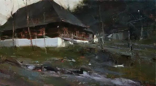 Tibor Nagy - Cabin in the Forest Glade