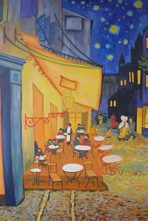 Aleksandra Gaweł Krajska - Cafe Terrace