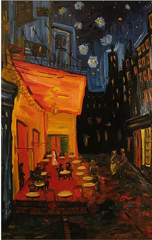   - Cafe at night