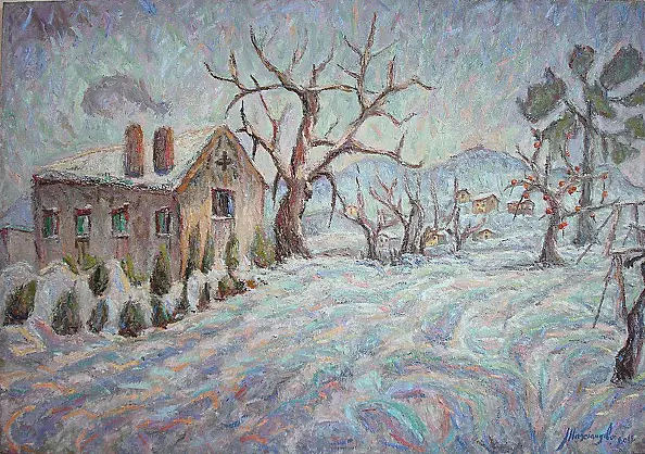 Fabio Masciangelo - Campagna innevata, 7 febbraio ore 13