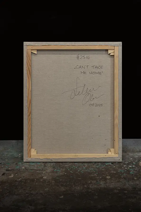 Łukasz Olek, Can't Take Me Home, Obraz akrylowy - płótno, 60 x 73