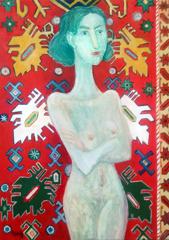 ZAKIR AHMEDOV - Carpet and girl