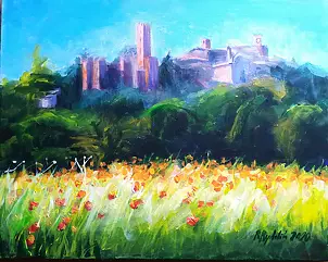 Renata Rychlik - Castell'Arquato z makami