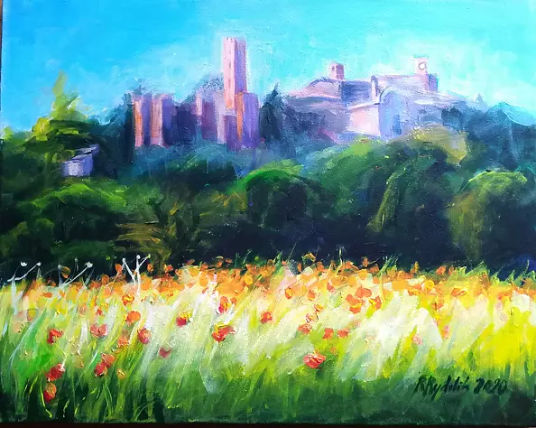 Renata Rychlik - Castell'Arquato z makami