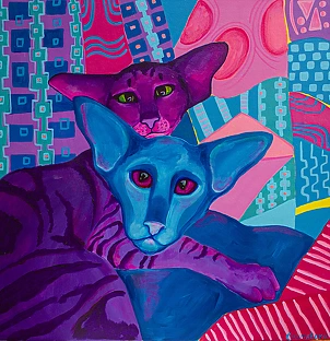 Oksana Chumakova - Cat tenderness