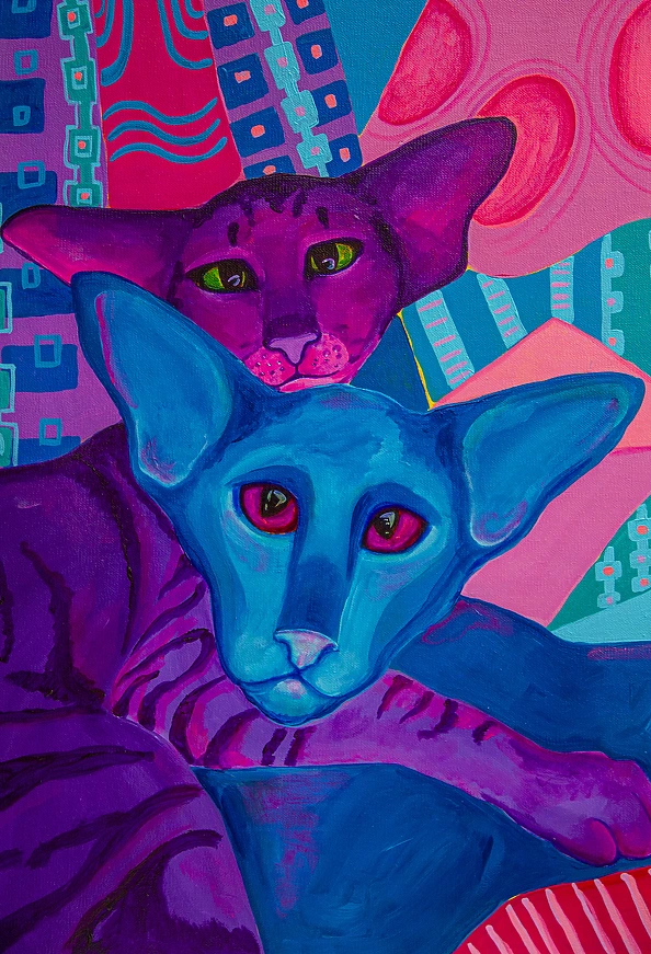 Oksana Chumakova - Cat tenderness