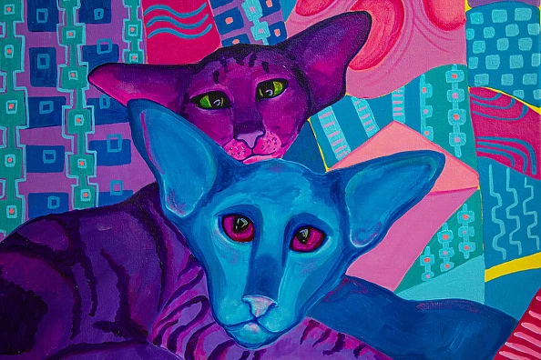 Oksana Chumakova - Cat tenderness