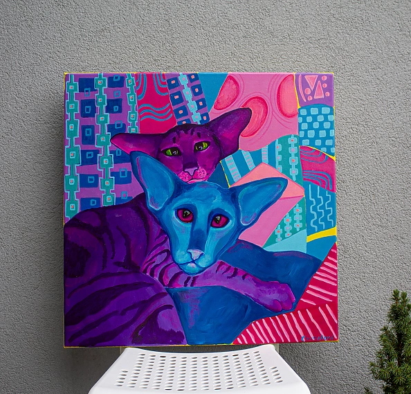 Oksana Chumakova - Cat tenderness