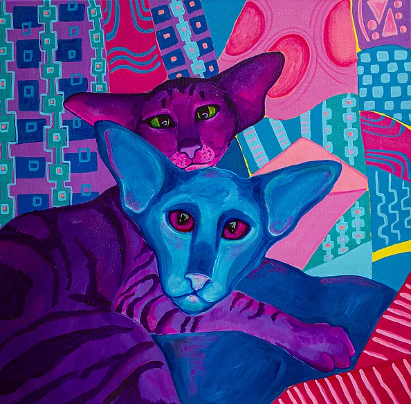 Oksana Chumakova - Cat tenderness