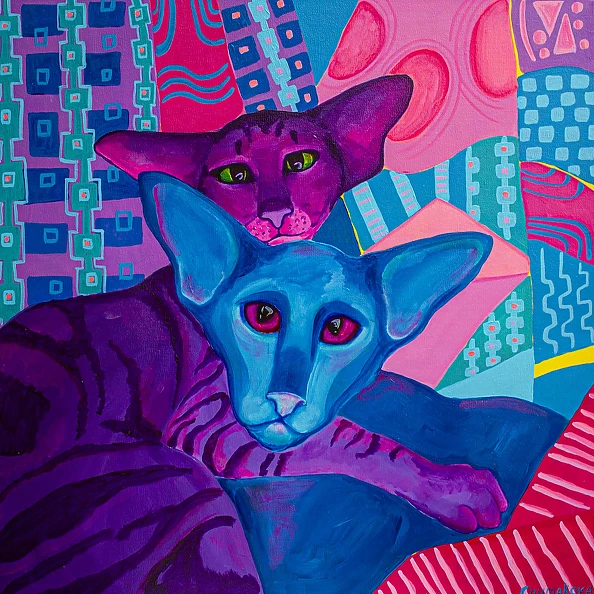 Oksana Chumakova - Cat tenderness