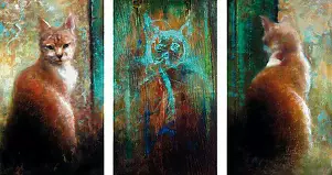 Piotr Pilawa - triptych cat