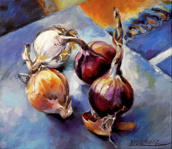 Barbara Gulbinowicz - Onions straight from the field
