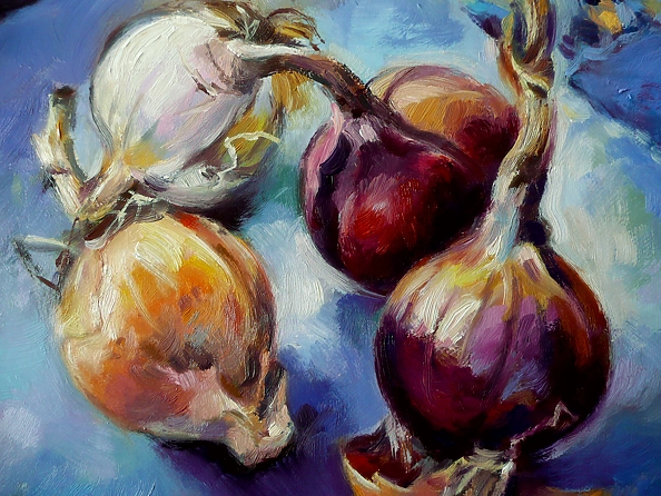 Barbara Gulbinowicz - Onions straight from the field