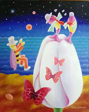   - C'era una volta un tulipano bianco.