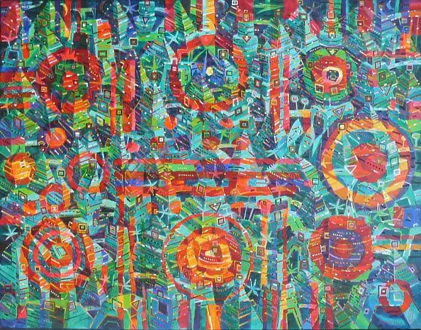 Krzysztof Pająk - Ceremonial painting