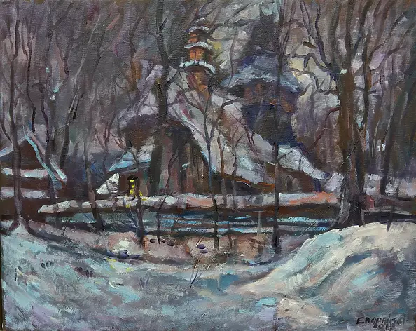 Edward Kociański - église orthodoxe dans les Beskides