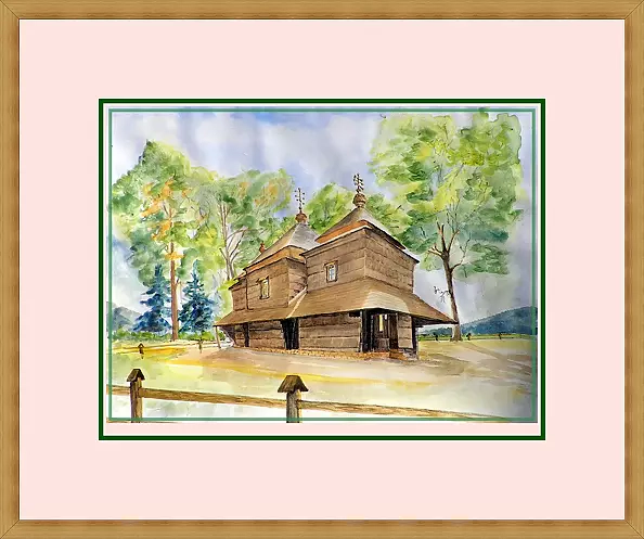 Rudolf Zmełty - Orthodox church in Smolnik / Bieszczady /