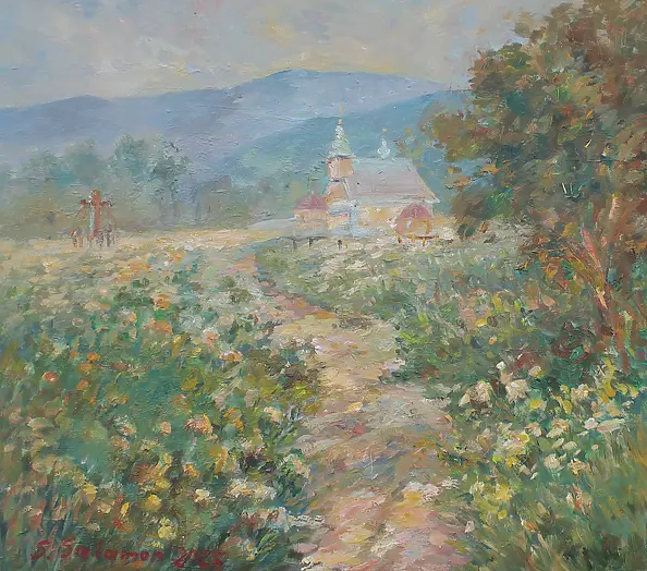 Sabina Salamon - Orthodox church in the Bieszczady Mountains Łopienka