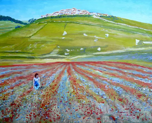 Eugenio Berti - Chabry i maki w Castelluccio