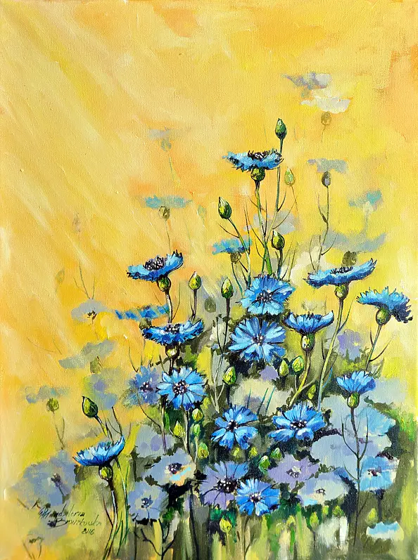 Magdalena Bronakowska - cornflowers