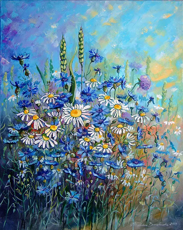 Magdalena Bronakowska - cornflowers