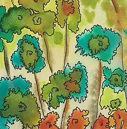 Magdalena Waszkiewicz - Cornflowers after rain