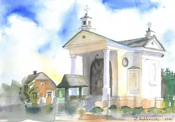 Zdzisław Rutkowski - Kapliczka klęczącego Pana Jezusa w Augustowie