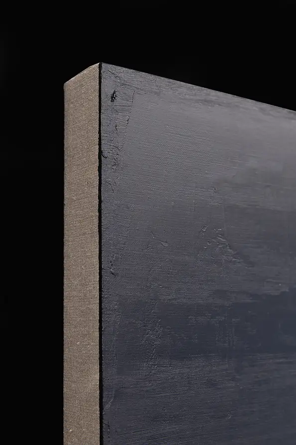 Łukasz Olek, Chasing Footsteps, Acrylic painting - canvas, 80 x 200