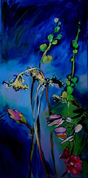 Justyna Szałamacha - "Thicket on the blue"