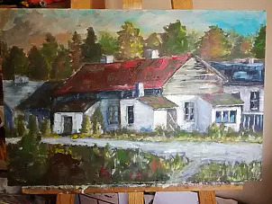 Teresa Kluszczyńska - Hütte im Wald