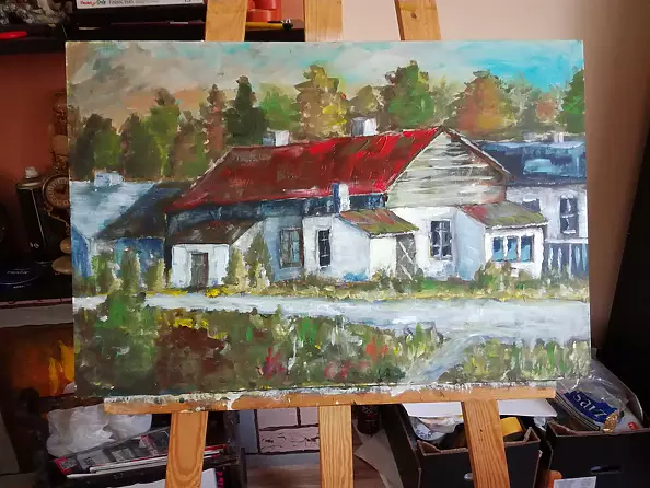 Teresa Kluszczyńska - A hut under the woods