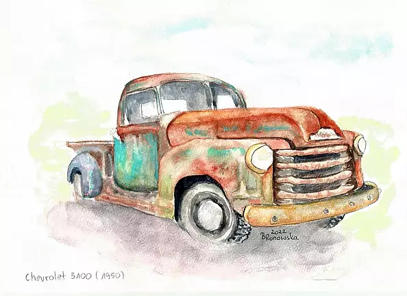 Bożena Ronowska - Chevrolet 3100 z 1950 r.