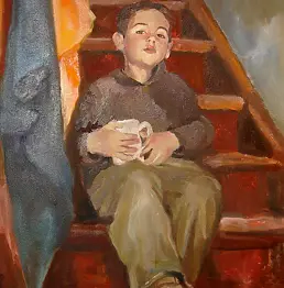 Anna Wojciechowska - The boy on the stairs