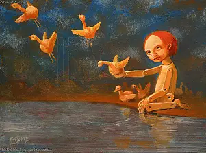 Krzysztof Iwin - Boy animates clay birds