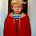 Anna Wojciechowska - Мальчик в красном свитере - надутый