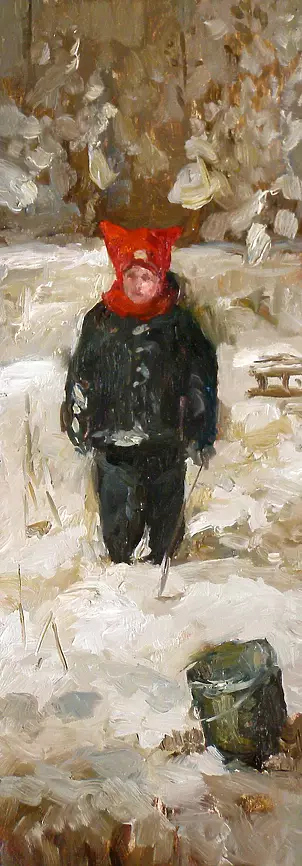 Piotr Mastalerz - Chłopiec w śniegu