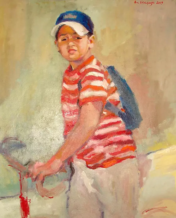 Anna Wojciechowska - Chlopiec z rowerem