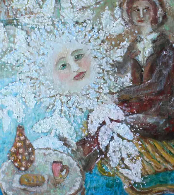 Elżbieta Goszczycka - A boy with a snowflake
