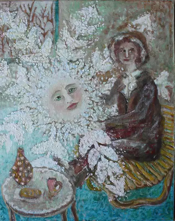 Elżbieta Goszczycka - A boy with a snowflake