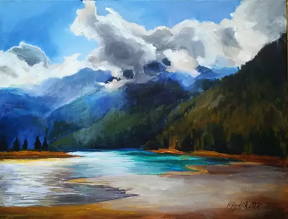 Renata Rychlik - Clouds over the Alps